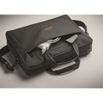 Mallette ordinateur portable anses et bandoulière ajustable 15 pouces couleur noir vue principale