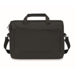 Mallette ordinateur portable anses et bandoulière ajustable 15 pouces couleur noir neuvième vue