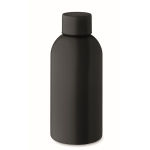 Bouteille monochrome anti-fuite en acier inoxydable recyclé 500 ml couleur noir
