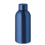 Bouteille monochrome anti-fuite en acier inoxydable recyclé 500 ml couleur bleu