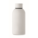 Bouteille monochrome anti-fuite en acier inoxydable recyclé 500 ml couleur blanc quatrième vue
