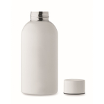 Bouteille monochrome anti-fuite en acier inoxydable recyclé 500 ml couleur blanc cinquième vue