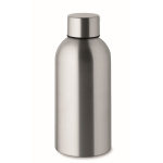 Bouteille monochrome anti-fuite en acier inoxydable recyclé 500 ml couleur argenté mat