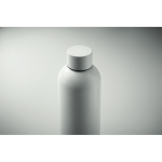 Gourde en acier inoxydable recyclé anti-fuite750 ml couleur blanc