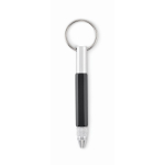 Porte-clés multifonction avec stylo à encre noire et outils couleur noir deuxième vue