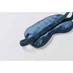 Masque de sommeil doux en polyester avec pochette assortie couleur bleu cinquième vue photographique