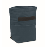 Sac isotherme personnel avec fermeture roll-top et anse de transport couleur bleu deuxième vue