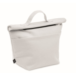 Sac isotherme personnel avec fermeture roll-top et anse de transport couleur blanc