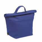 Sac isotherme personnel avec fermeture roll-top et anse de transport couleur bleu roi