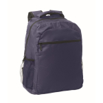 Sac à dos pour ordinateur avec poches frontales et latérales 15 pouces couleur bleu