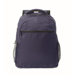 Sac à dos pour ordinateur avec poches frontales et latérales 15 pouces couleur bleu sixième vue
