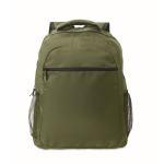 Sac à dos pour ordinateur avec poches frontales et latérales 15 pouces couleur vert militaire sixième vue