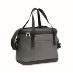 Sac isotherme en toile avec ouverture sur le dessus 40 L couleur gris foncé