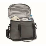 Sac isotherme en toile avec ouverture sur le dessus 40 L couleur gris foncé deuxième vue