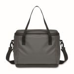 Sac isotherme en toile avec ouverture sur le dessus 40 L couleur gris foncé quatrième vue