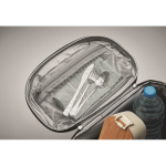 Sac isotherme en toile avec ouverture sur le dessus 40 L couleur gris foncé cinquième vue photographique