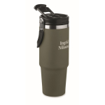 Gobelet à double paroi avec paille, bec et anse de transport 850 ml deuxième vue principale