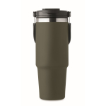 Gobelet à double paroi avec paille, bec et anse de transport 850 ml huitième vue
