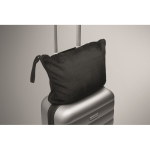 Couverture ou oreiller de voyage avec sangle pour trolley 220 g/m² couleur noir troisième vue photographique