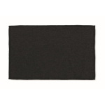 Couverture ou oreiller de voyage avec sangle pour trolley 220 g/m² couleur noir neuvième vue