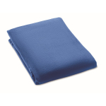 Couverture ou oreiller de voyage avec sangle pour trolley 220 g/m² couleur bleu