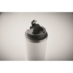 Gobelet à double paroi avec revêtement intérieur en céramique 350 ml couleur blanc deuxième vue photographique