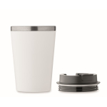 Gobelet à double paroi avec revêtement intérieur en céramique 350 ml couleur blanc sixième vue