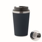 Gobelet à double paroi avec revêtement intérieur en céramique 350 ml couleur bleu marine