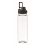 Bouteille transparente RPET avec couvercle et anse de transport 750 ml couleur noir deuxième vue