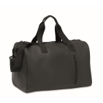 Sac au toucher doux avec double anse et bandoulière amovible couleur noir