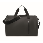Sac au toucher doux avec double anse et bandoulière amovible couleur noir deuxième vue