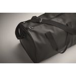 Sac au toucher doux avec double anse et bandoulière amovible couleur noir quatrième vue photographique