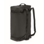 Grand sac en toile avec bandoulière ajustable et amovible couleur noir deuxième vue