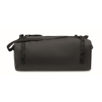 Grand sac en toile avec bandoulière ajustable et amovible couleur noir troisième vue
