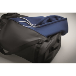 Grand sac en toile avec bandoulière ajustable et amovible couleur noir cinquième vue photographique