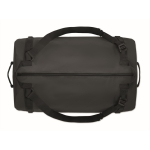 Grand sac en toile avec bandoulière ajustable et amovible couleur noir neuvième vue
