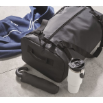 Grand sac en toile avec bandoulière ajustable et amovible couleur noir vue d'ambiance