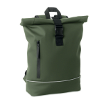 Sac à dos roll-top bande réfléchissante imperméable 15 pouces