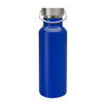 Bouteille en acier inoxydable recyclé idéale pour l’eau 500 ml couleur bleu ciel deuxième vue frontale