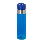 Gourde de sport en tritan avec bec verseur 650 ml couleur bleu deuxième vue frontale