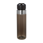 Gourde de sport en tritan avec bec verseur 650 ml couleur gris deuxième vue frontale