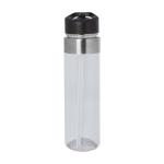 Gourde de sport en tritan avec bec verseur 650 ml couleur transparent deuxième vue frontale