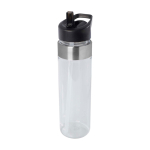 Gourde de sport en tritan avec bec verseur 650 ml couleur transparent