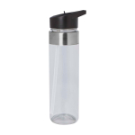 Gourde de sport en tritan avec bec verseur 650 ml couleur transparent deuxième vue latérale