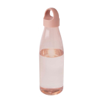 Gourde en plastique recyclé avec poignée de transport 800ml couleur rose pastel