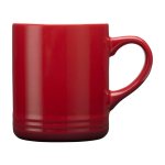 Tasse en céramique avec effet dégradé en couleur 330 ml couleur rouge deuxième vue frontale