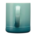 Tasse en céramique avec effet dégradé en couleur 330 ml couleur turquoise deuxième vue latérale