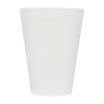 Verre translucide en plastique réutilisable avec finition mate 300 ml couleur translucide
