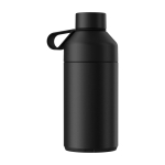 Bouteille en acier inoxydable recyclé double paroi 750 ml Ocean Bottle couleur noir deuxième vue arrière