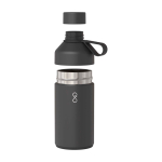 Bouteille en acier inoxydable recyclé double paroi 750 ml Ocean Bottle couleur noir troisième vue